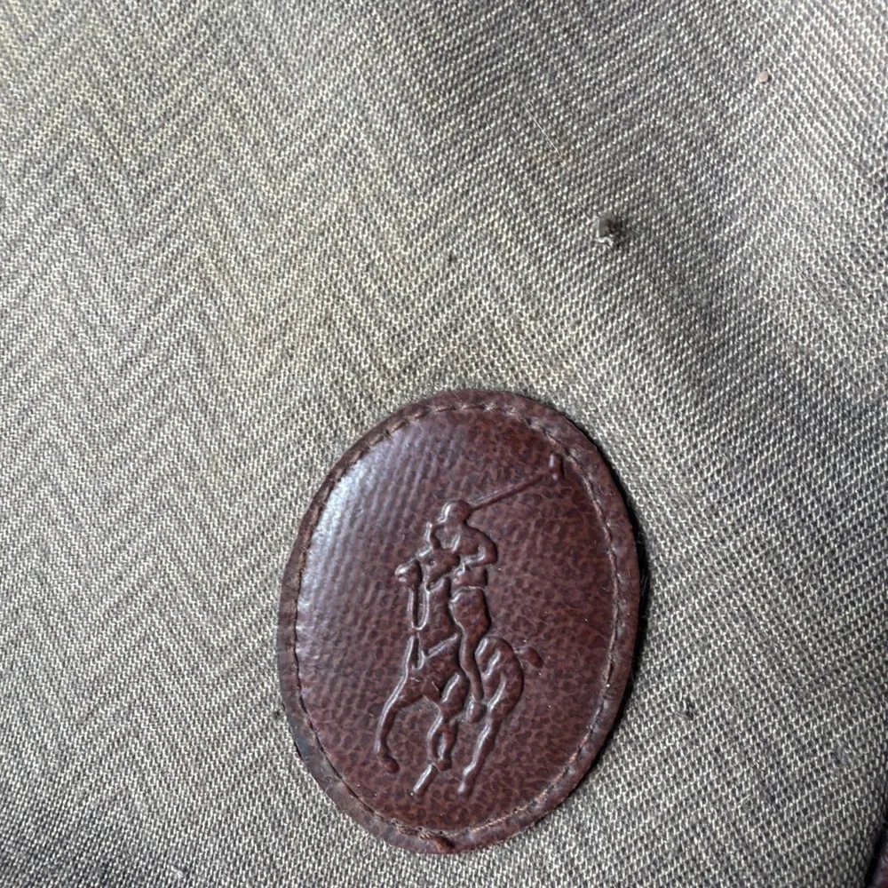 Lot 2 VTG Ralph Lauren Polo Travel Bags Duffel Carry On Repair Repurpose AS iS